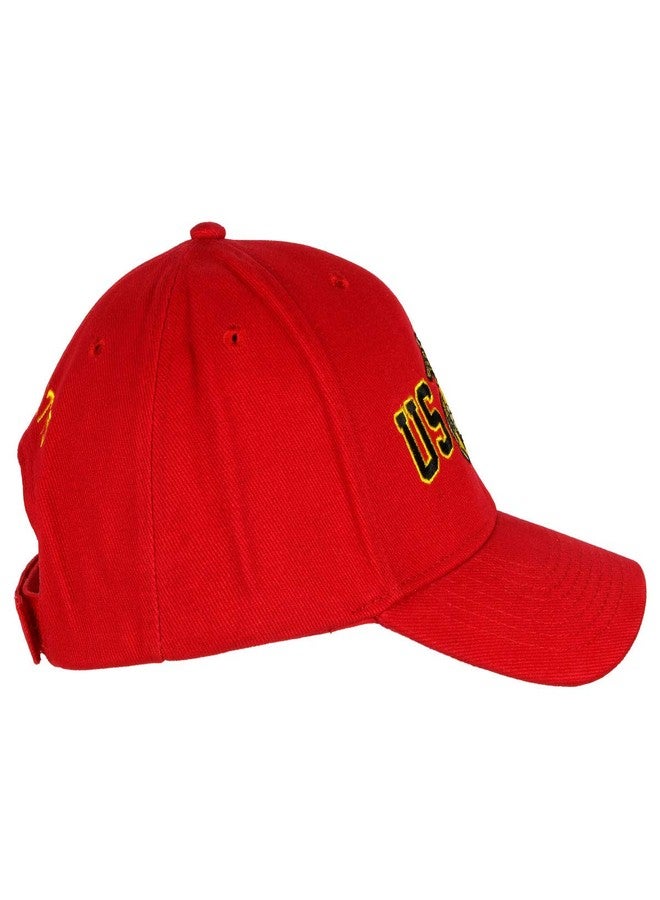 7.62 Design USMC EGA Baseball Cap Red - Image 3
